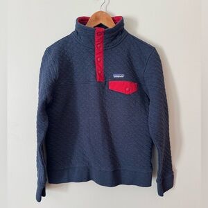 Patagonia Womens Quilted Snap-T Pullover Size Medium 25282 Hiking Outdoor Casual